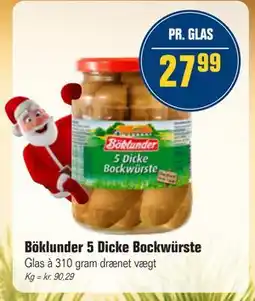 Otto Duborg Böklunder 5 Dicke Bockwürste, DKK 27.99 tilbud