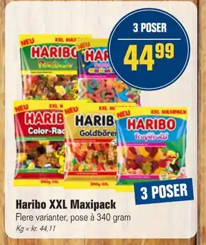 Haribo XXL Maxipack, DKK 44.99