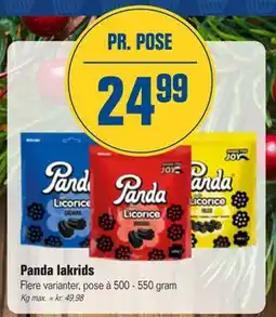 Otto Duborg Panda lakrids, DKK 24.99 tilbud