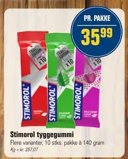Otto Duborg Stimorol tyggegummi, DKK 35.99 tilbud