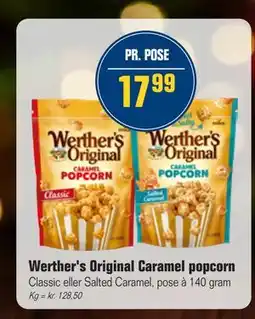 Otto Duborg Werther's Original Caramel popcorn, DKK 17.99 tilbud