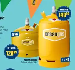 Otto Duborg Stålflaske à 5 eller 11 kg tilbud