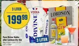 Otto Duborg Pure Divine Vodka eller Lordson Dry Gin, DKK 199.99 tilbud
