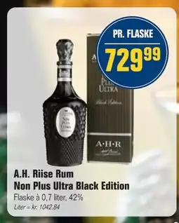 Otto Duborg A.H. Riise Rum Non Plus Ultra Black Edition, DKK 729.99 tilbud