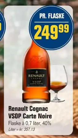 Otto Duborg Renault Cognac VSOP Carte Noire, DKK 249.99 tilbud