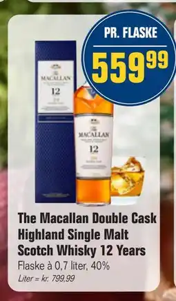 Otto Duborg The Macallan Double Cask Highland Single Malt Scotch Whisky 12 Years, DKK 559.99 tilbud