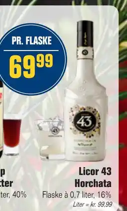 Otto Duborg Licor 43 Horchata, DKK 69.99 tilbud