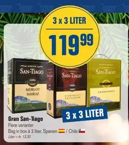 Otto Duborg Gran San-Tiago, DKK 119.99 tilbud