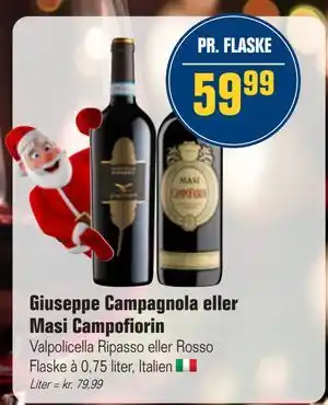 Otto Duborg Giuseppe Campagnola eller Masi Campofiorin, DKK 59.99 tilbud