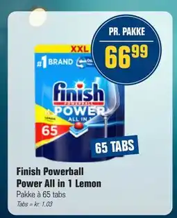 Otto Duborg Finish Powerball Power All in 1 Lemon, DKK 66.99 tilbud