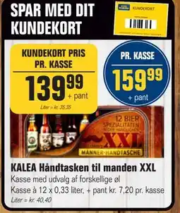 Otto Duborg KALEA Håndtasken til manden XXL, DKK 159.99, Medlemspris tilbud