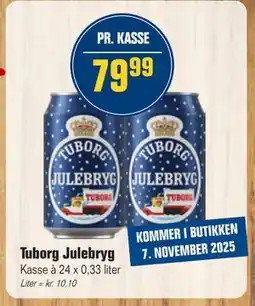 Otto Duborg Tuborg Julebryg, DKK 79.99 tilbud