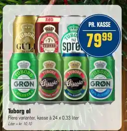 Otto Duborg Tuborg øl, DKK 79.99 tilbud
