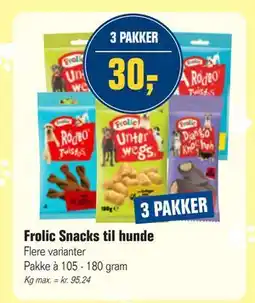 Otto Duborg Frolic Snacks til hunde, DKK 30 tilbud