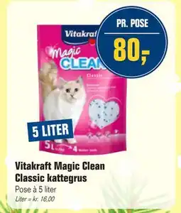 Otto Duborg Vitakraft Magic Clean Classic kattegrus, DKK 80 tilbud