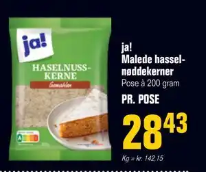 Otto Duborg ja! Malede hasselnøddekerner, DKK 28.43 tilbud