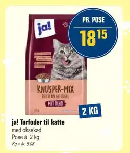 Otto Duborg ja! Tørfoder til katte, DKK 18.15 tilbud