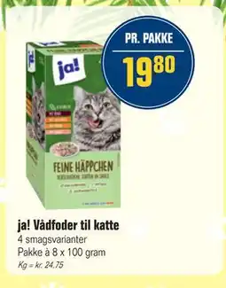 Otto Duborg ja! Vådfoder til katte, DKK 19.8 tilbud