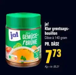 Otto Duborg ja! Klar grøntsagsbouillon, DKK 7.73 tilbud