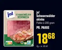 Otto Duborg ja! Schwarzwälder skinke, DKK 18.68 tilbud