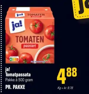 Otto Duborg ja! Tomatpassata, DKK 4.88 tilbud