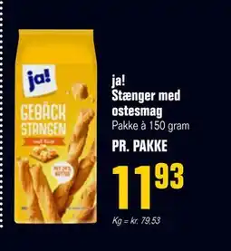 Otto Duborg ja! Stænger med ostesmag, DKK 11.93 tilbud