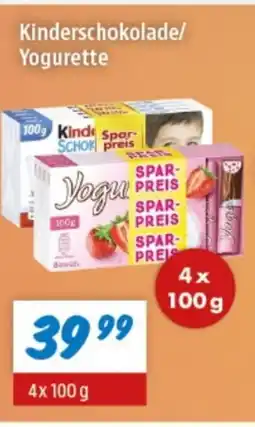 zur Krone Kinderschokolade/ Yogurette tilbud