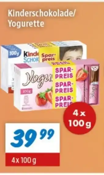 zur Krone Kinderschokolade/ Yogurette tilbud