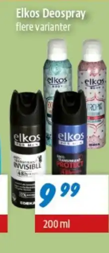 zur Krone Elkos Deospray flere varianter tilbud