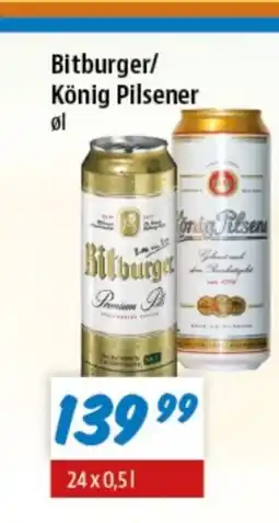 zur Krone Bitburger/ König Pilsener tilbud
