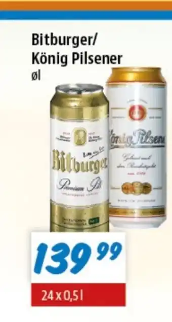 zur Krone Bitburger/ König Pilsener tilbud