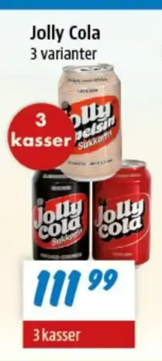 zur Krone Jolly Cola 3 varianter tilbud