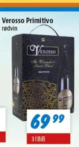 zur Krone Verosso Primitivo rødvin tilbud