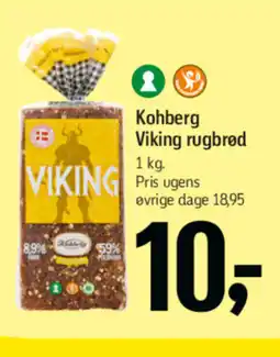 Føtex Kohberg Viking rugbrød tilbud