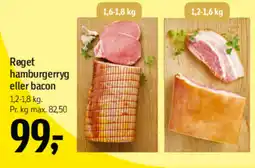Føtex Røget hamburgerryg eller bacon tilbud