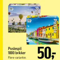 Føtex Puslespil 1000 brikker tilbud