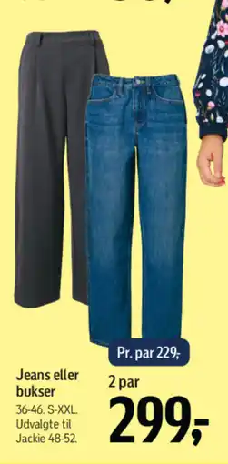 Føtex Jeans eller bukser tilbud