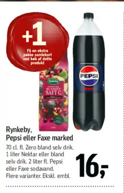 Føtex Rynkeby, Pepsi eller Faxe marked tilbud