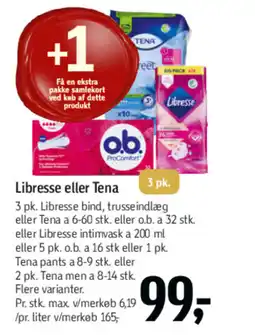Føtex Libresse eller Tena tilbud
