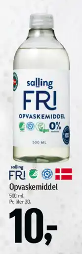 Føtex Salling fri opvaskemiddel tilbud