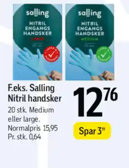 Føtex F.eks. Salling Nitril handsker tilbud
