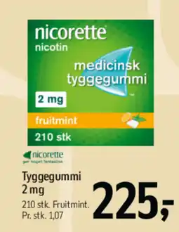 Føtex Nicorette tyggegummi 2 mg tilbud