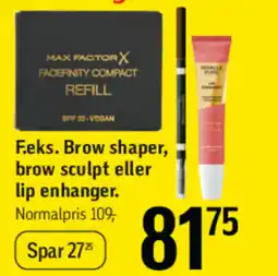 Føtex F.eks. Brow shaper, brow sculpt eller lip enhanger tilbud