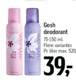 Føtex Gosh deodorant tilbud