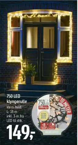 Føtex 750 LED klyngerulle tilbud