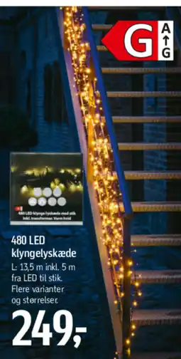 Føtex 480 LED klyngelyskæde tilbud