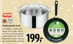 Føtex Jamie Oliver Tefal Gryde/pande serie tilbud