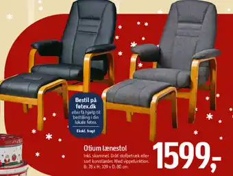 Føtex Otium lænestol tilbud
