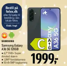 Føtex SAMSUNG Samsung Galaxy A36 5G 128GB tilbud
