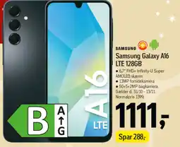 Føtex SAMSUNG Samsung Galaxy A16 LTE 128GB tilbud